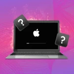 macbook stuck logo apple